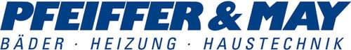 Logo Pfeiffer & may Logo mit Schriftzug und Claim