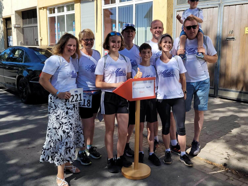 Team beim Firmenlauf