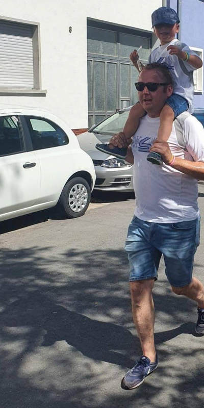 Mitarbeiter beim Firmenlauf